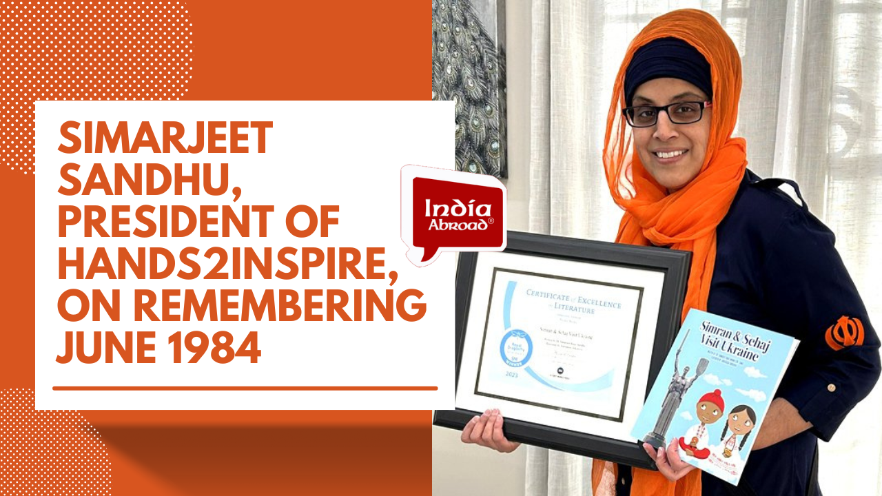 Simarjeet Sandhu, president of Hands2Inspire, on remembering June 1984